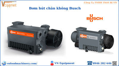 BƠM HÚT CHÂN KHÔNG BUSCH R5 RA 0250 D - Ảnh 5
