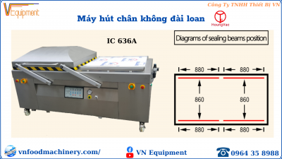 MÁY HÚT CHÂN KHÔNG 2 KHOANG - Ảnh 2