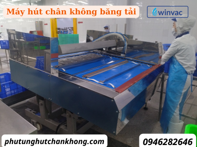 Máy hút chân không băng tải - Ảnh 2