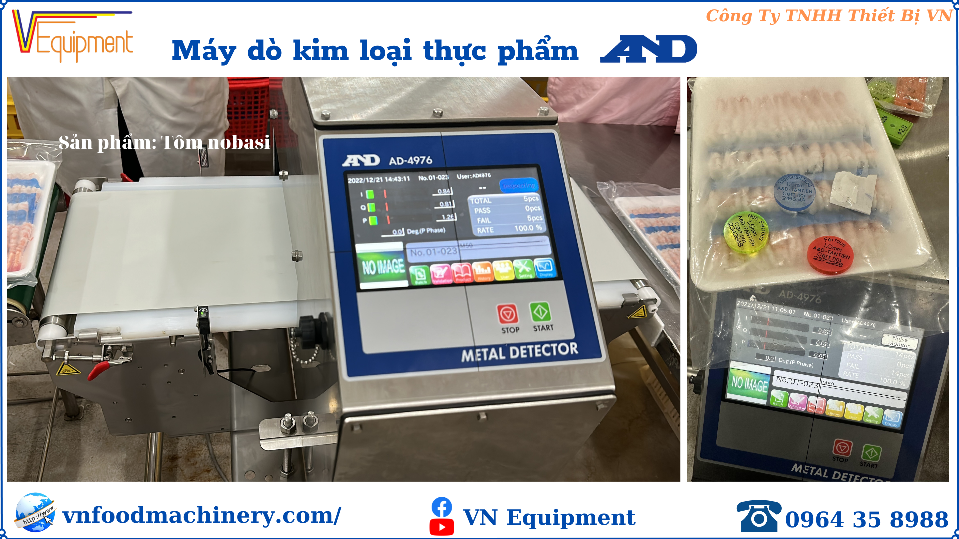 Máy rà kim loại thực phẩm